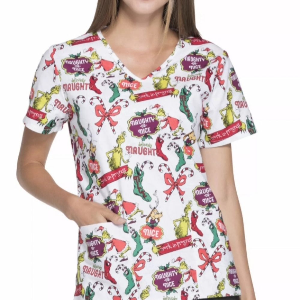 New Frosty, Grinch or Rudolph Scrubs